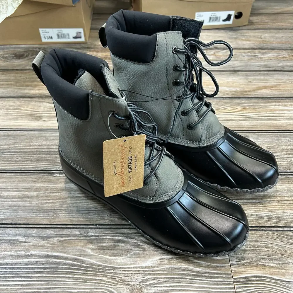 Weatherproof Adam II Duck Boot, Size 10 NEW